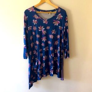 Floral long-sleeved shirt - super soft